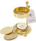Bruciatore con colino – bruciatore oro per resine/erbe, robusto contenitore Colino Incense Burner, accessori per affumicatura