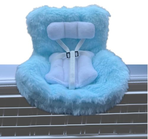 Asiento De Asiento De Muñecas, Silla De Muñecas,Decoraciones De Automóviles Asiento Sofá Con Suave Cojín Peludo | Accesorios De Carácter De Anime Juguete Para Ventilación De Aire Para Fanáticos, Niños