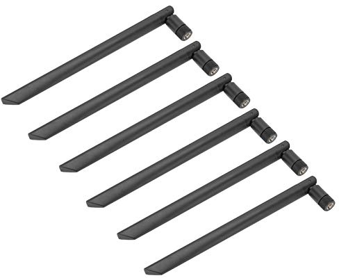 SUNGOOYUE L'antenna Wireless 8db Wireless Migliora la Copertura per AP/Router, Periferica di Rete 2,4 G / 5G per la Cancellazione di Punti Morti [6pcs]