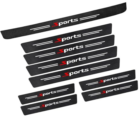 GOUDANFC 9Piezas Protector Umbral de Puerta para KIA Ceed 3 2018-2025, Protector de Entrada Coche Antiarrañazos Protector de Estribo Umbral Puerta Entrada
