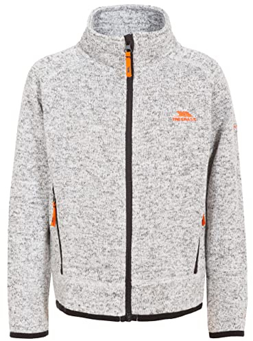 Trespass Jungen Warme Fleecejacke Mario, Grey Marl, 7/8, MCFLFLM20002_GRM7/8