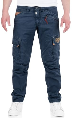 Timezone RogerTZ Roger Pantalon cargo décontracté moderne pour homme, Total Eclipse, 34W / 34L