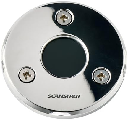 Scanstrut DS-LP-21A-S Stainless Steel Cable Gland – Low-Profile IP68 Waterproof Seal for 4-9mm Cables | Ideal for Marine Electronics, Solar Panels & Roof Installation