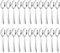 EXIN DEHCEN 24 Pezzi Cucchiai Acciaio Inox 13.8cm, Cucchiaini da the Caffè Piccoli Tè Caffè in Acciaio Inossidabile, Cucchiai Piccoli Lucidato A Specchio, Cucchiaio da Dessert Zuppa per Tè Caffè Torte