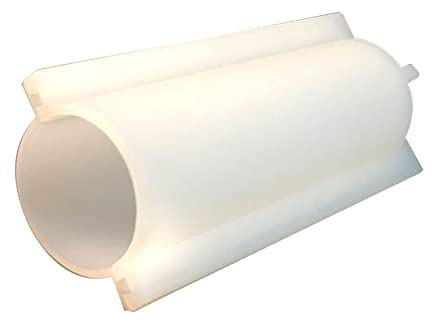 Grand moule cylindrique en forme de tube rond en silicone pour la fabrication de savon avec motif