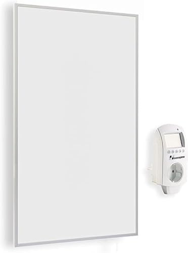 Hocosyme Pannello Radiante Infrarossi con Termostato 600W - 80°-120°Temperatura di lavoro - Adatto per 5-10㎡Indoor - Montaggio a Parete - 10 Anni di Garanzia