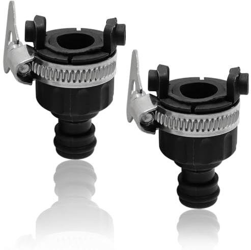 KtbeYTi 2 Piezas Adaptador de Manguera Universal Ajustable Adaptador Manguera Pipe Fitting para Jardín Cocina Baño