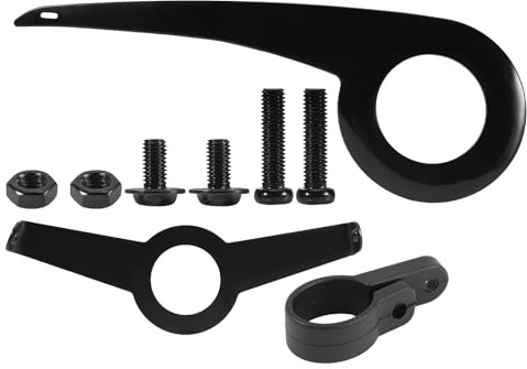 Vexnaro Protector Cadena para Bicicleta,Protector de Cadena de Montaña,Cubrecadenas Bicicleta Protector,Instalación Sencilla con Tornillos,Resistente al Polvo para un Uso Duradero (Negro B)
