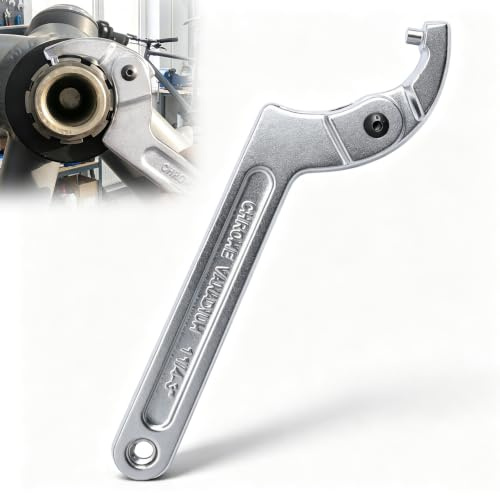 Kitnelw Llave de Gancho Ajustable Clé en C Réglable 32-76 mm