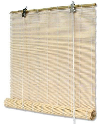 Interdeco Bambusrollo, Natur mit Seitenzug, Mariko, 100 x 220 cm