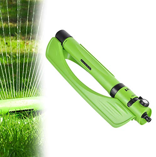 Arroseur carré pour jardin, arrosoir, arroser les pelouses, arroseurs de pelouse, arroseur pour arroser uniformément des surfaces - Angle sans marches et réglage de la distance - Vert