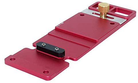 Pista Sega Piazza HUIOP Piastra di posizionamento della guida della guida della sega circolare ad angolo retto da 220 mm 90 gradi Lega di alluminio Sega circolare elettrica Pista Angolo di arresto per