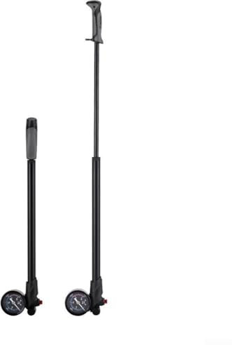 Front Fork Shock Absorber Pump, Portable Bike Pump, Portable Front Fork Pump, High Pressure for MINI Pump, Aluminum Alloy Bike Pump(B)