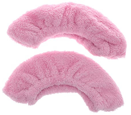 Milisten Schlittschuhabdeckungen Kinder 2 Paar Elastisch Plüschfutter Wasserabsorbierend Hellrosa XXL Skatingschutz Eishockey Zubehör