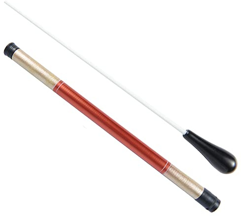 Music Baton Orchestra Baton Imitation Agate Handle Music Conducting Baton (Black Handle)