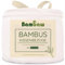 Bambaw Fundas Almohada 50x75 cm Bambu, Pack de 2, Sábanas de Verano Enfriadoras y Antiacaros, Sabanas Bambú Sostenible, Sabana Bambu Antiarrugas y Antiacne, Funda de Almohada 75x50 cm (Blanco)