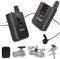 SYNCO WMic-T1 UHF-Microfono-Lavalier-Wireless-Sistema 16 Canali per DSLR Fotocamera, Videocamera e Smartphone, Gamma di Trasmissione di 50 m, Adatta per Interviste, Insegnamento, Presentazione ECC