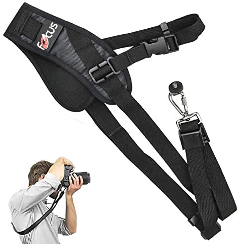 Correa de Hombro Antideslizante para Cámaras DSLR, Liberación Rápida, Diseño de Correa Ancha