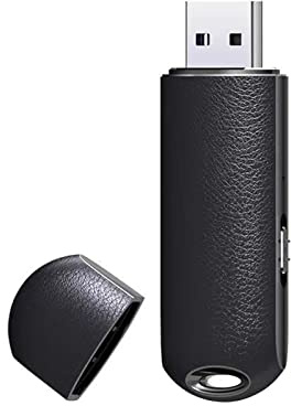 YIWENG Inspelningspenna, 8 GB mini röstaktiverad inspelare USB 2.0 USB-minne 96 timmars inspelningskapacitet filkryptering en knapptryckning röstinspelningspinne ljudinspelare för mötesarbete