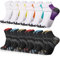Lvefyti 12 Paar Kompressionssocken Damen Herren,Kompressionssocken gegen Fersensporn und Plantarfasziitis,Wandersocken Compression Socks Trekkingsocken Kompressionsstrümpfe für Fußgröße 40-46