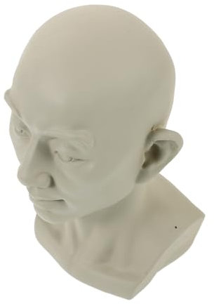 SEWACC Gips-porträt-skulptur Kleine Gips-skulptur Büstenstatue -büstenfigur Dekoration Für Schreibtisch Kleine Büstenstatue Büsten- Schreibtisch-dekor Büsten-Ornament