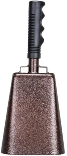 Glixoft Generadores De Ruido De Cencerro, Instrumento De Percusión De Cencerro De Metal para Jazz, Accesorio para Eventos Deportivos, Fútbol, ​​Baloncesto, Juegos Y Fiestas.