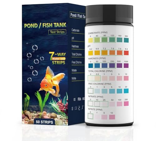 Testningssats för akvarium, testkit för akvarium, poolvattentest | effektiva testremsor för akvarium, pooltest