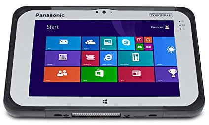 Panasonic Toughpad FZ-M1 256 GB, Mini-Tablet, IEEE 802.11ac, Windows, Schreibtafel, Windows 10 Pro, Schwarz, Silber