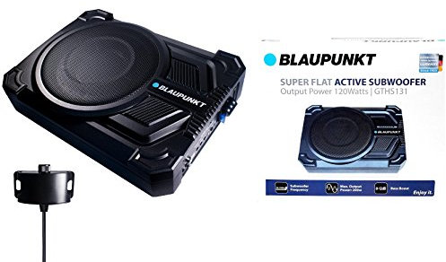Blaupunkt GTHS131 GTHS131 Super-Flat 200-Watt-Max Active Subwoofer, Black