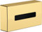 hansgrohe AddStoris - Kosmetiktuchbox, Kosemtiktuchspender für Wandmontage, verdeckte Befestigung, Badezimmer Zubehör, Polished Gold Optic, 41774990