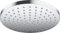 hansgrohe Vernis Blend - water-saving head shower 6.5 l/min (EcoSmart), shower head round (205 mm), rainfall shower head 1 spray for wall or ceiling mounting, anti-limescale, chrome, 26277000