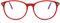 Brille Tom Ford FT 5810 -B 074 Shiny Pearlized Red, T Logo/Blue Block Le