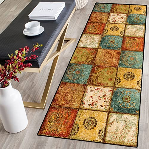 Tapis Cuisine Devant Évier, Tapis De Couloir Coloré Lavable En Polyester Doux, Tapis D'Entrée Intérieur Absorbant Et Facile À Nettoyer - Différentes Dimensions