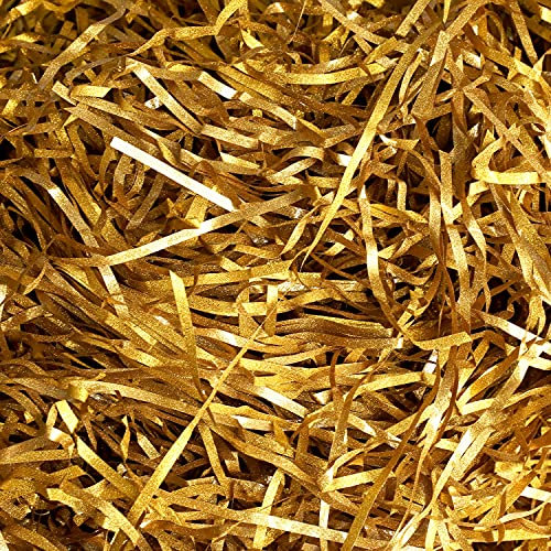 Füllmaterial Geschenk, 100g Raffia Hamper Shreds Geschreddertes Papier Box Füllung für Geschenkbox Dekorations Geschenkverpackung Weihnachten