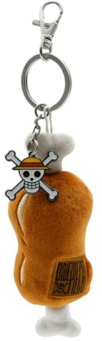 ABYSTYLE - One Piece Portachiavi Peluche Gigot, marrone, Peluche : H. 13,5 cm x L. 5 cm