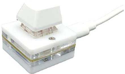 Croerma Gaming-Tastatur RGB Mini 1 Taste OSU Tastatur für Zeichnung Photoshop Tastatur für Makro-Programmierung mechanische Tastatur, roter Schaft