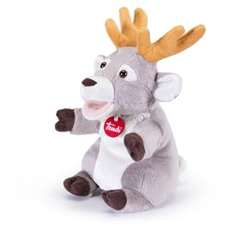 Marionetta Renna Trudi | marionette peluche per spettacolo teatrale, regalo compleanno | 16x28x21cm taglia S | Marionette Puppets | modello 29320