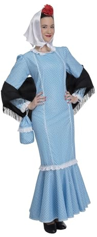 Kimokawaii Disfraz de Madrileña Azul