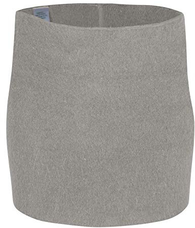 wobera ANGORA Nierenwärmer oder Leibwärmer für Damen und Herren, höhere, kräftige Ausführung (Gr. M, Farbe: silbergrau)