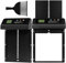 Hühnerklappe Türöffner mit Timer,Metallmaterial Automatische Hühnerklappe Batterie,Handmodus Anti-Klemm,Türöffner Hühnerstall,LCD-Display,Niedriger Batteriestand Hinweis(Schaufel mitbringen)