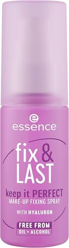 Essence Cosmetics essence fix et LAST keep it PERFECT MAKE-UP FIXING SPRAY spray fixateur, fixant, naturel, sensation de rosée (50ml)