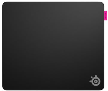 SteelSeries QcK L Performance Speed Gaming Mousepad — Extra Density for a Smooth Glide — Low-Profile Edge Stitching — Non-Slip Neoprene Rubber Base — 16.54 x 19.29 inch — FPS, MOBAs, RTS, MMO