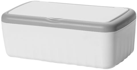 LOORGVEL Large Capacity Sealed Wet Tissue Box with Lid Rectangular Plastic Wipes Dispenser for Home and Bathroom Use Moisture Toilet Towel Container Easy Pullout Design for Quick Access and