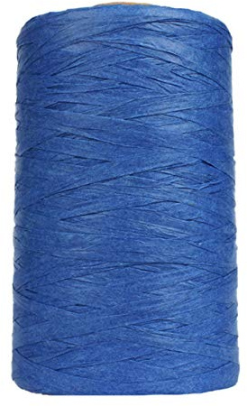Bobina di filo di raffia da 289 m, per uncinetto, colore uva, nastro n rafia per maglieria a mano, cappelli estivi, borse a maglia, uncinetto fai da te, artigianato