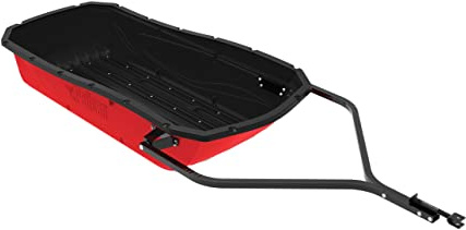 Pelican - Trek Sport 82 Utility sled Comes with Set of Runners, Tow Hitch & a Travel Cover, RED/Black, Large