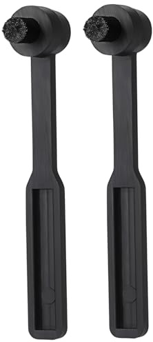 DIYEAH Stylus Cleaner and Record Cleaning Brush Set for Vinyl Records and Turntables, Dust and Dirt Remover for Enhanced Playback, Black Compact Needle Cleaning Brushes for Music Enthusiasts