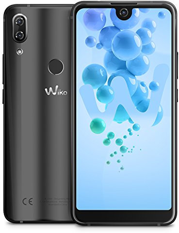 Wiko View 2 Pro Smartphone (15,2 cm (6 Zoll) Display, 64GB interner Speicher, Android 8 Oreo) anthrazit