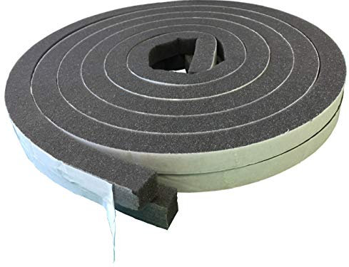 BURLETE POLIURETANO GARAJE GRIS 17X17MMX6,5MT