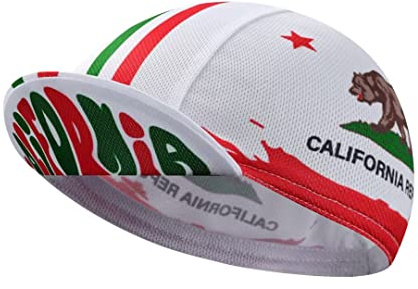 Bikingbros - Cappellino divertente per ciclismo - Cappello da ciclismo in poliestere con cartone animato - Sotto casco - Fodera per casco da ciclismo traspirante e assorbimento del sudore, taglia