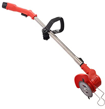 Loobiiny Tagliaerba regolabile,Batteria Lawnmower con lembo d'erba e 5 lame di plastica,Tagliaerba erba tagliaerba